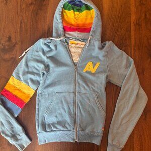 Rare Vintage Aviator Nation Hoodie / Size S  /  Baby Blue